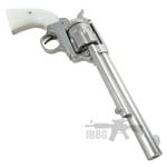 King Arms SAA 45 Peacemaker Airsoft Gas Revolver M – Silver 8