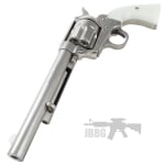 King Arms SAA 45 Peacemaker Airsoft Gas Revolver M – Silver 9
