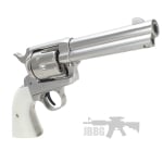 King Arms SAA 45 Peacemaker Airsoft Gas Revolver S – Silver 3