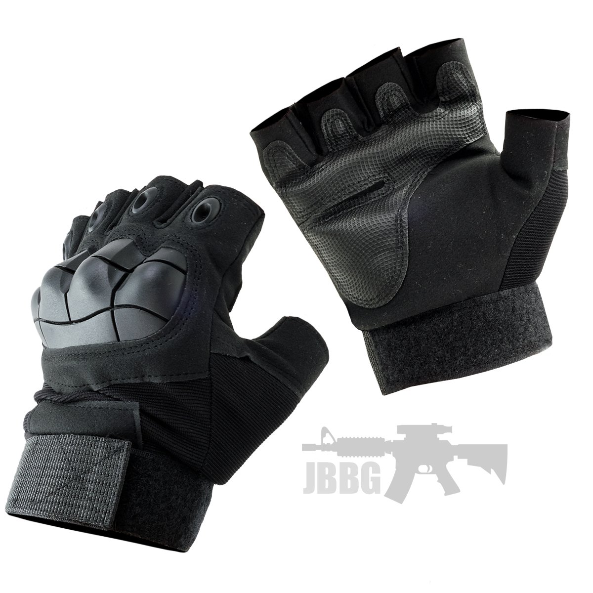 Trimex Protective Fingerless Gloves Black
