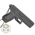 Christmas Tree Glock Pistol Decoration Black 03 jpg