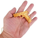 Christmas Tree Glock Pistol Decoration Gold EX H1 jpg