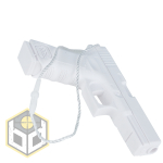 Christmas Tree Glock Pistol Decoration White pH1 jpg