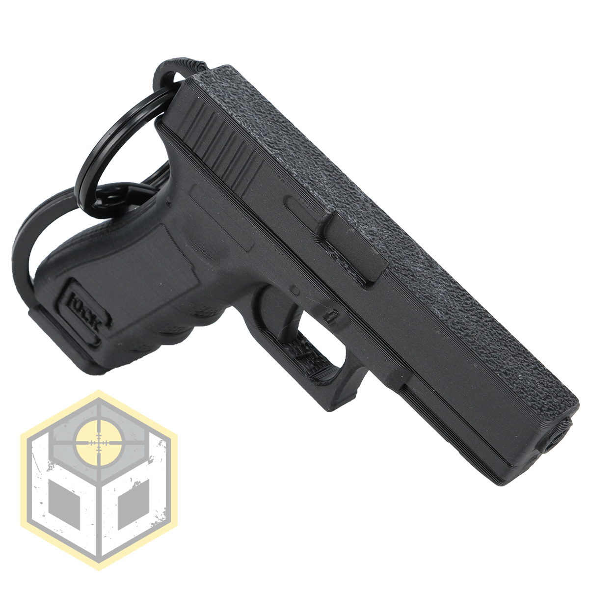 Pistol Glock Keyring B3 jpg