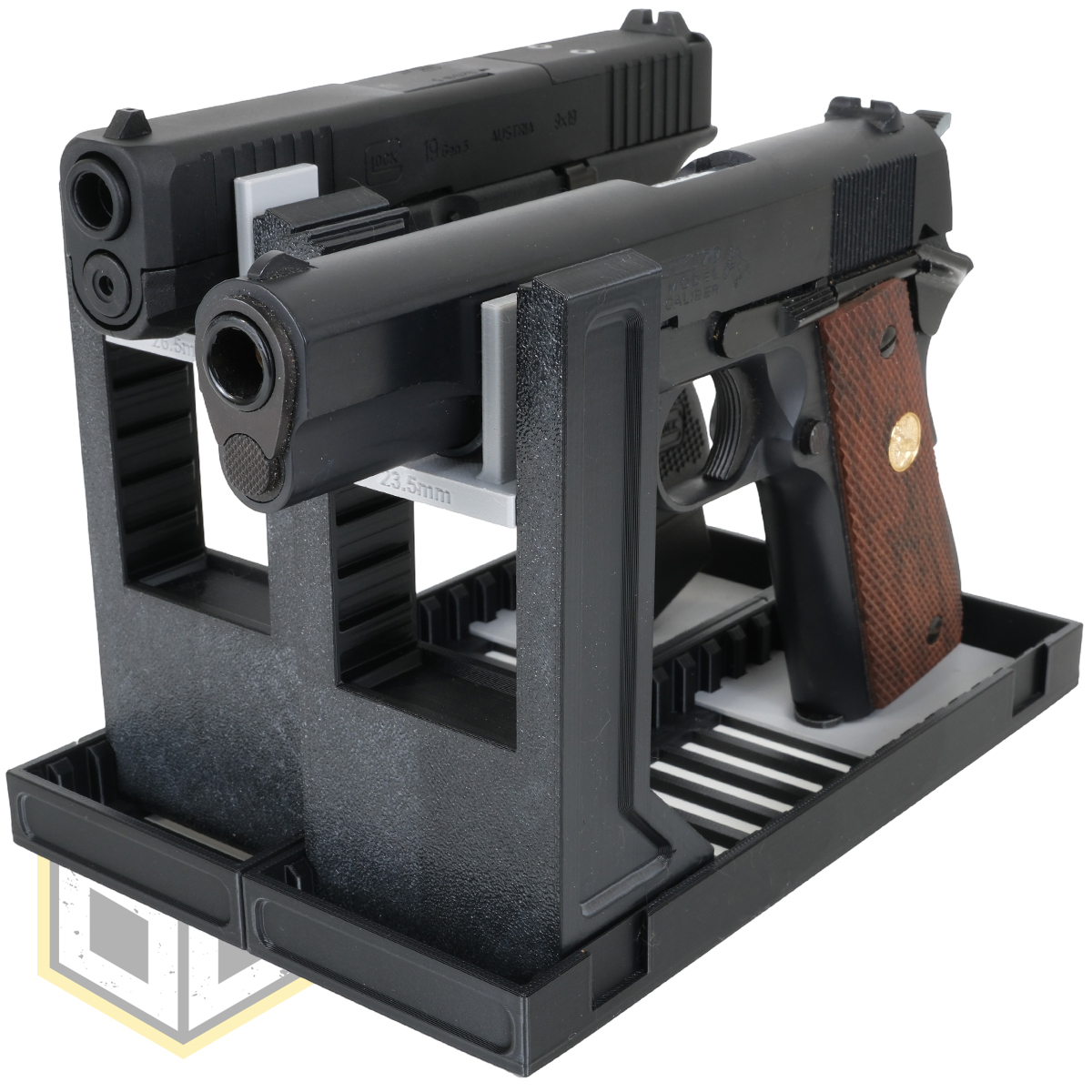 UM Pistol Stand Set Black 11 jpg