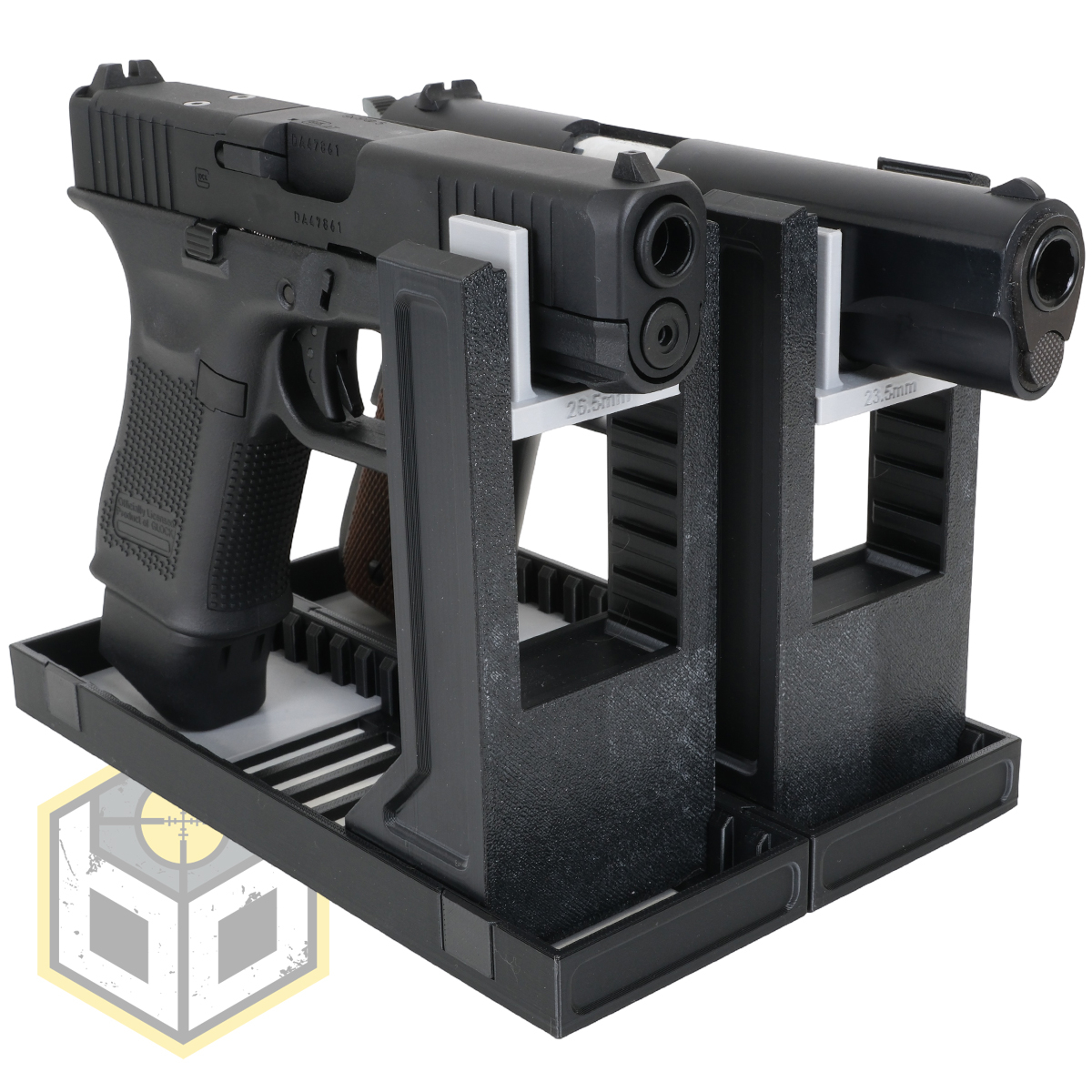 UM Pistol Stand Set Black 12 jpg
