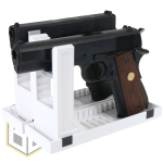 UM Pistol Stand Set White 7 jpg