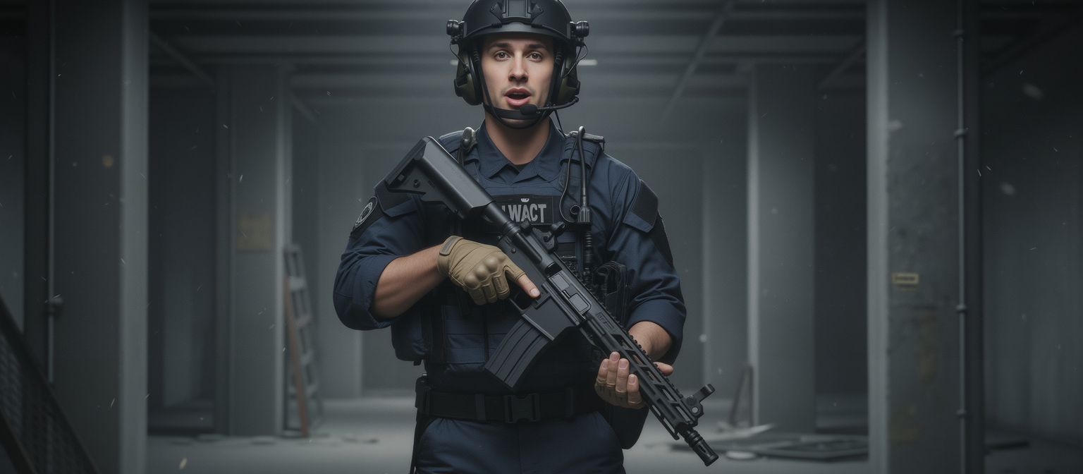 Classic Army AR4 8 Inch Sportline AEG Airsoft Rifle Black