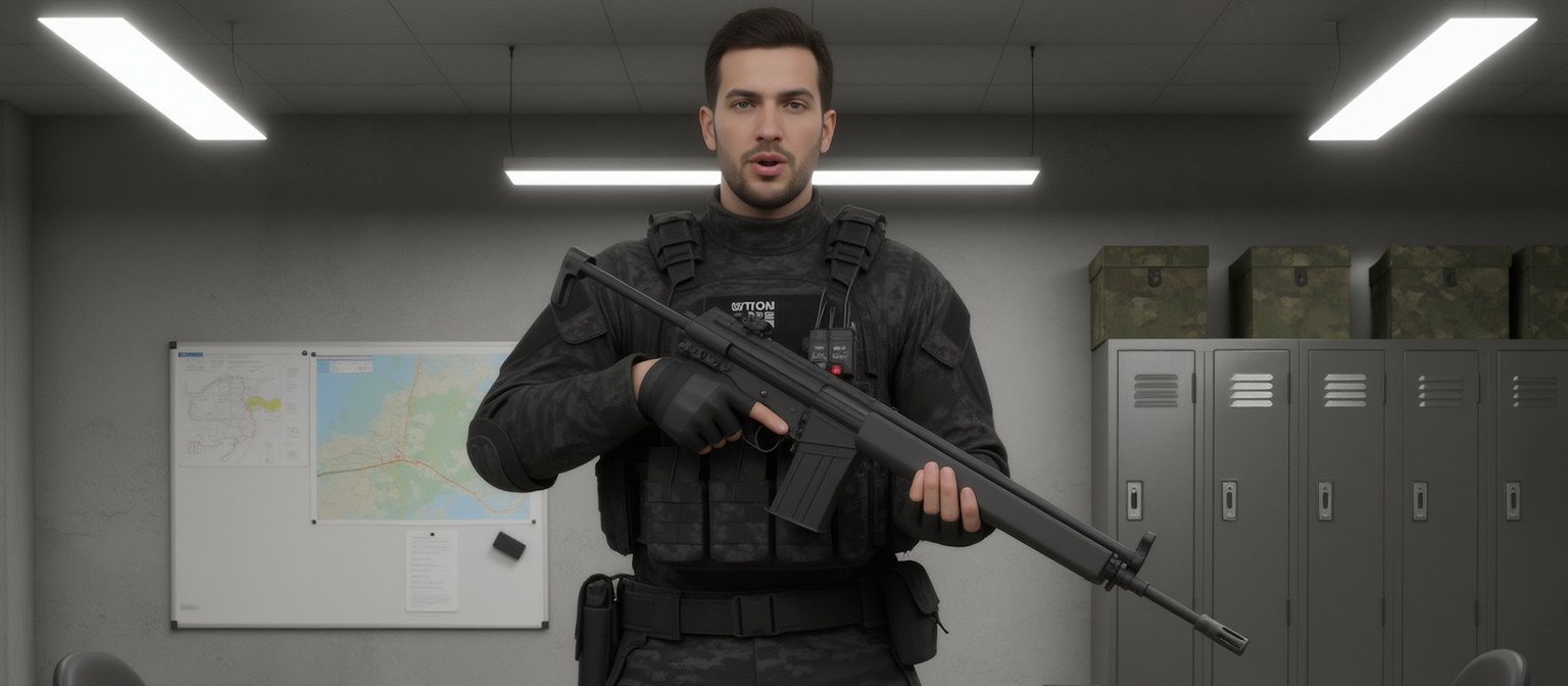 Classic Army A4 AEG PRO Airsoft Rifle Black