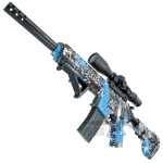 Gel Blaster HK416 Full Auto Rechargeable AEG Gun Set Camo Blue 2 jpg