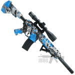 Gel Blaster HK416 Full Auto Rechargeable AEG Gun Set Camo Blue 6 jpg