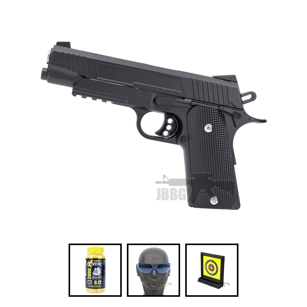 G38 Spring Airsoft Pistol Full Metal Galaxy Bundle Offer Set