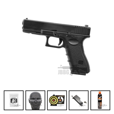 HG185 G17 Gas Airsoft Pistol Bundle Offer Set
